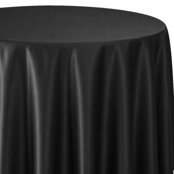 Satinessa Black - 132" Round