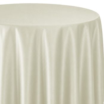Satinessa Ivory - 132” Round