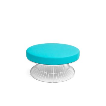 Sea-Breeze - Round Lounge Ottoman - Turquoise