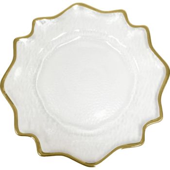 Versailles Charger Plate (Gold Trim)