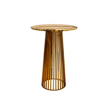 Reflection Bohemian Highboy Table Gold